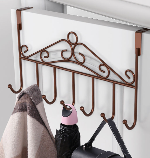 免打孔拖把挂钩壁挂卫生间扫把整理拖布挂架固定卡扣浴室收纳架