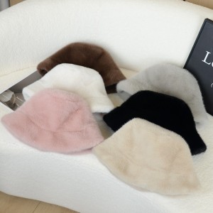 秋冬季保暖加绒加厚帽子显脸小百搭时尚百搭护耳毛毛渔夫